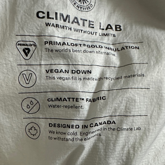 TNA the pillow puff primaLoft water-repellent Light Gray Hooded Jacket - Picture 8 of 9